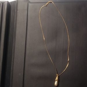 Vintage Napier Drop Pearl Necklace